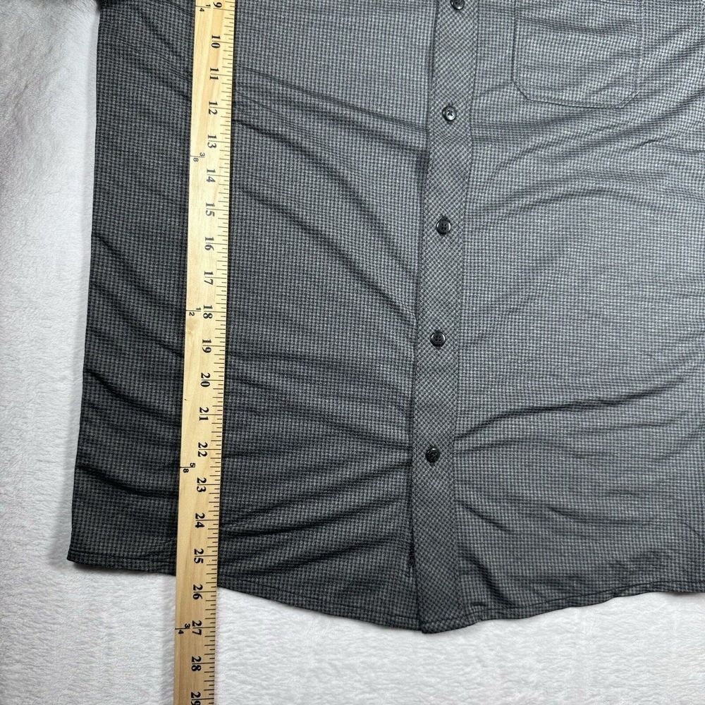 Travis Mathew Button Up Shirt Men Medium Long‎ Sleeve Polyester Blend Golf TPC - Picture 12 of 12